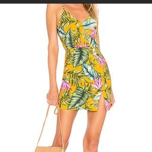 REVOLVE Micah mini dress yellow floral